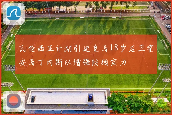 瓦伦西亚计划引进皇马18岁后卫霍安马丁内斯以增强防线实力